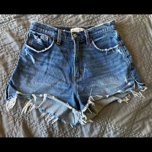 Abercrombie Curve Love High Rise Cutoffs